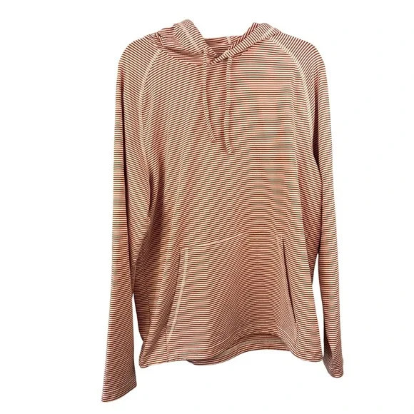 Rhone Mens Seersucker Striped Rec Camp Hoodie Size L Nantucket Performancewear - Picture 1 of 9